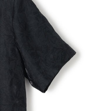 23区 S 【APPLAUDIR】シアーフラワージャカード ドレス ブラック系