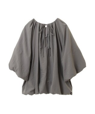 Green Parks ・ELENCARE DUE バルーンブラウス Gray