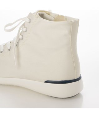 ing <ing>晴雨兼用ハイカットスニーカー アイボリー