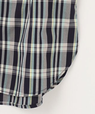 ANY 【UVカット/吸水速乾/抗菌防臭】エニィファンクション ノースリブラウス ネイビーチェック