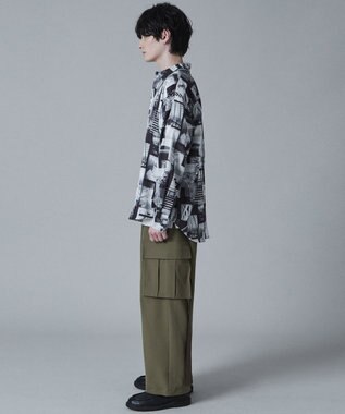 WEGO アムンゼンパターンBIGシャツ 柄1