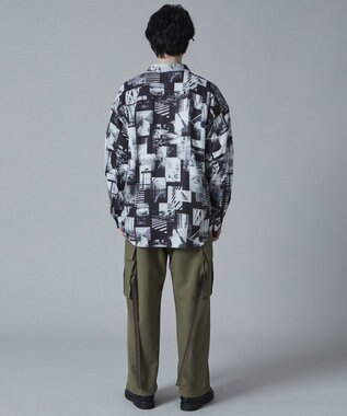 WEGO アムンゼンパターンBIGシャツ 柄1