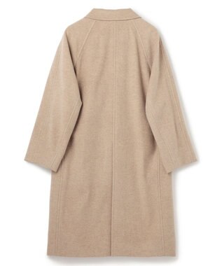 BEIGE， 【VERY NaVY12月号掲載】LABBOCK / ウール混ラグランステンカラーコート Taupe