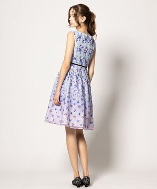 TOCCA 【消臭・洗える】FLOWER OF MUSE ドレス ブルー系