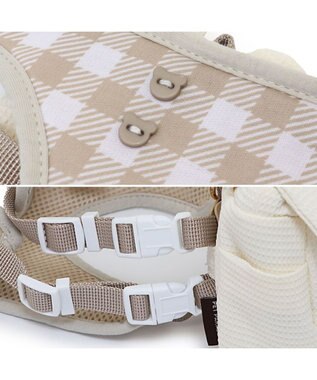 PET PARADISE ペットパラダイス くまちゃん リュック付き ハーネス Ｓ 小型犬 ベージュ