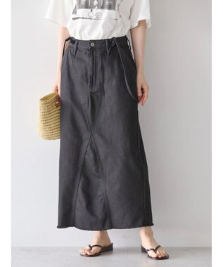 AMERICAN HOLIC サス付きタイトスカート Black