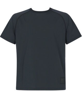 CW-X 【UNISEX】 CW-X トップス ハイゲージニットＴシャツ 半袖 3分袖 Ｕネック UVカット率90%以上(本体) 吸汗速乾(本体) ユニセックス DLR175 /ワコール ブラック