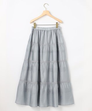 組曲 L 【先行予約】クラウドローン スカート ブルーグレー系