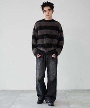 WEGO パラシュートデニムパンツ デニムブラックソノタ