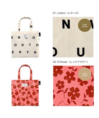 ROOTOTE 3526【ルートート】EU.スクエア.ラミネート-V 01：レターズ