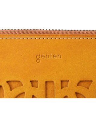 genten カットワーク　フラグメントケース イエロー