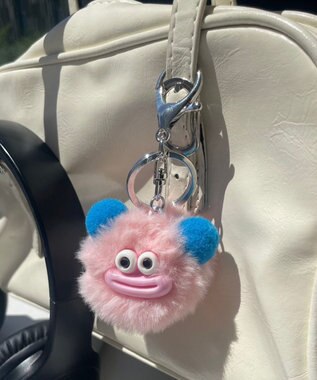 WEGO ミニくまくまモンスターぬいぐるみキーホルダー ピンク