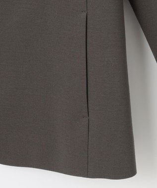 自由区 【XSサイズ～/洗える】WASHABLEPONTE  ボレロジャケット カーキ系