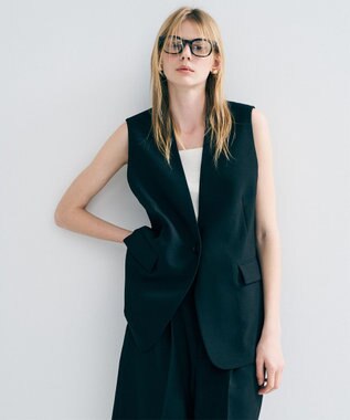 uncrave ウォッシャブルドライサップ ジレ