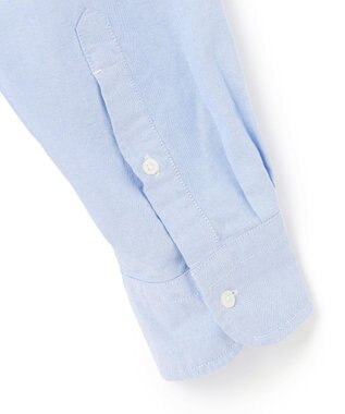 J.PRESS YORK STREET 【UNISEX】オックスフォード クレイジーパターン シャツ/バンドカラー ブルー系8