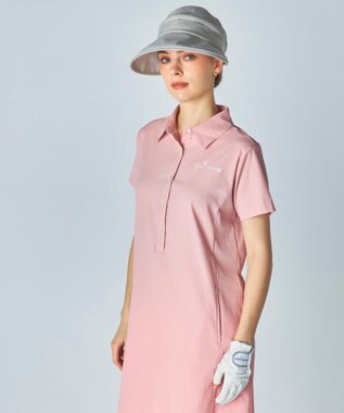 FILA GOLF／marie claire 【marie claire SPORT】 シアサッカーワンピース