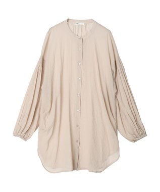 CRAFT STANDARD BOUTIQUE ウ゛ィンテージボイルソデシャーリングチュニック Ivory