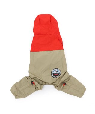 PET PARADISE ペットパラダイス 足付 レインコート 《赤》 小型犬 赤