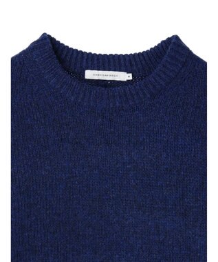 AMERICAN HOLIC サイドスリット袖ボリュームニットプルオーバー Blue