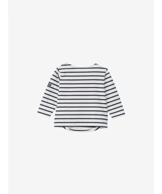 HELLY HANSEN 【ベビー】ロングスリーブマリンボーダーティー オフホワイト×ディープネイビー