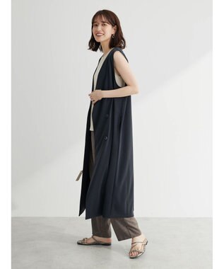 Green Parks ジレにもなる２ｗａｙジャンスカ Gray