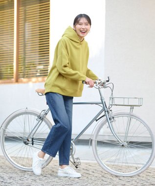 ANY 【8色展開・洗濯機可】春めきカラフルパーカー ピスタチオ