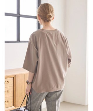 AMERICAN HOLIC 接触冷感　衿リブブラウソー Mocha