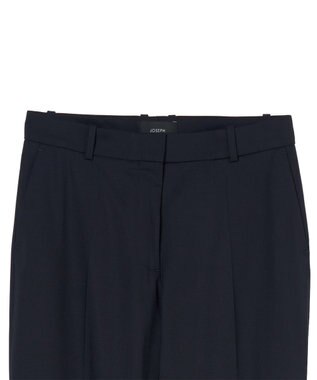 JOSEPH 【WEB＆OUTLET限定】テイラーウールブレンド　アンクルレングストラウザーズ Navy