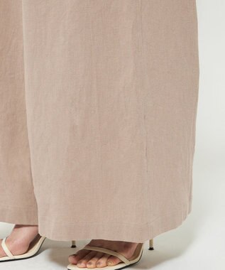 uncrave コットンリネンボイル ワイドパンツ トープ