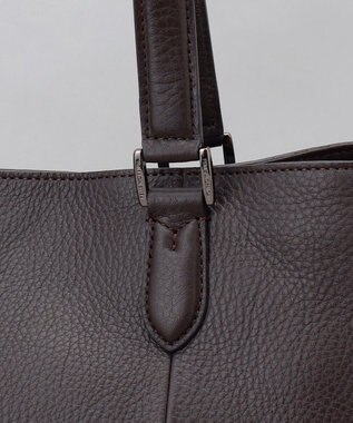 GOTAIRIKU 別注/日本製【PELLE MORBIDA×GOTAIRIKU】レザー トートバッグ ダークブラウン系