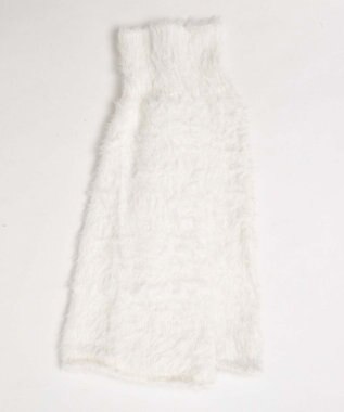 WEGO シャギーレッグカバー ホワイト