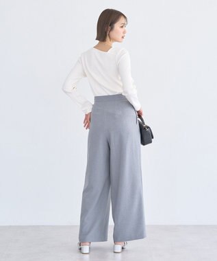 earth music&ecology ラップパンツ Gray