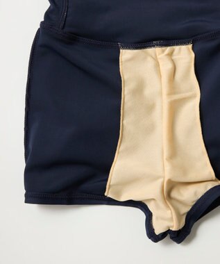 OP／FILA 【FILA】Aラインワンピース スクール水着 ネイビー×パープル