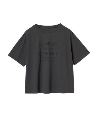 Green Parks フェミニンロゴボックスＴシャツ Gray
