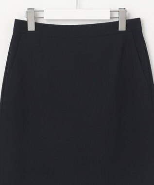 23区 【セットアップ対応/洗える】ドライツイル タイトスカート ネイビー系
