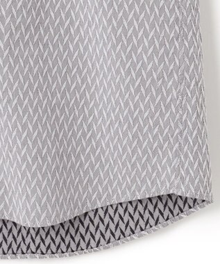 JOSEPH HOMME アロージャガードストレッチ　レギュラーカラーシャツ ライトグレー系