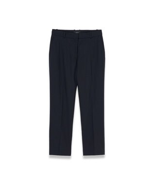 JOSEPH 【WEB＆OUTLET限定】テイラーウールブレンド　アンクルレングストラウザーズ Navy