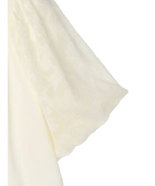 AMERICAN HOLIC ジャガードスリーブカットプルオーバー Ivory