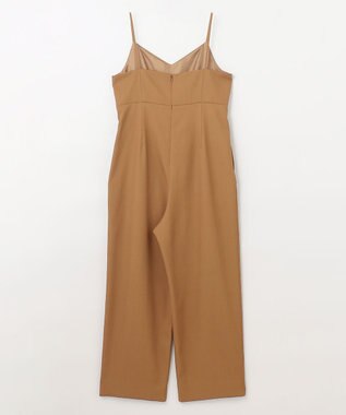 NAVE 【Nave】ウールポリエステルツイル オールインワン ベージュ系