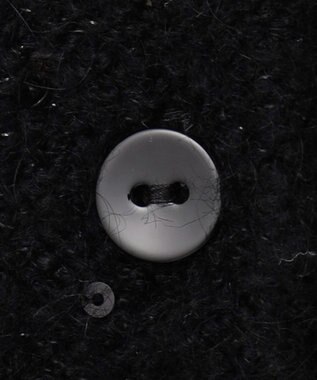 自由区 L 【アンサンブル対応・洗える】スパンコールニット カーディガン ブラック