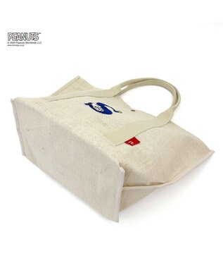 ROOTOTE 8597【スヌーピー】IP.デリ.ジュート.ピーナッツ-9D 02：S-アイボリー