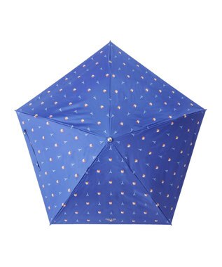 MOONBAT 【軽量】PAUL & JOE 晴雨兼用日傘 折りたたみ傘 ヌネットインパリス 一級遮光 遮熱 UV スカイブルー