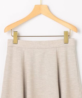 組曲 S ライトリネンライクフレア スカート ベージュ系