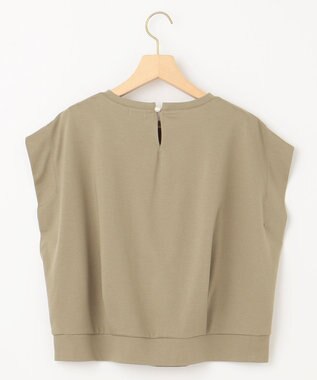 組曲 L 【WEB限定】コンシャスジャージーフレンチスリーブカットソー オリーブ系