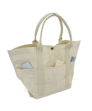 ROOTOTE 8597【スヌーピー】IP.デリ.ジュート.ピーナッツ-9D 02：S-アイボリー