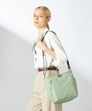 Y'SACCS 【ナイロンタフタ】トラベルショルダー ライトグリーン