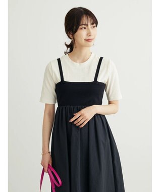 Green Parks ・ＥＬＥＮＣＡＲＥ　ＤＵＥ　イソザイキリカエキャミワンピ Black