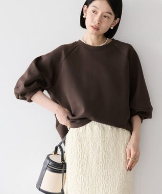 AMERICAN HOLIC 袖ボリュームポンチプルオーバー Brown