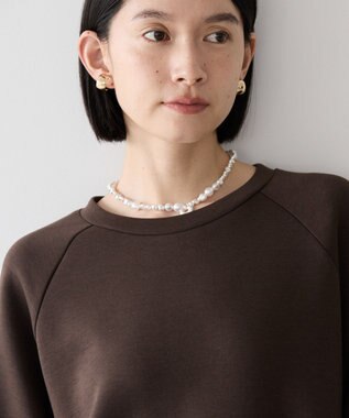 AMERICAN HOLIC 袖ボリュームポンチプルオーバー Brown