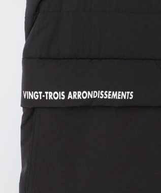 23区GOLF 【MEN】【防風/撥水/ストレッチ】【袖取り外しで2WAY】キルティング ブルゾン ブラック系